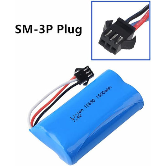 1Pcs 7.4V 500Mah Sm - 4P Plug Li-Batterie Avec Câble De Charge Usb Pour 1Pcs 7.4V 500Mah Sm - 4P Plug Li-Batterie Avec Câble De Charge Usb Pour