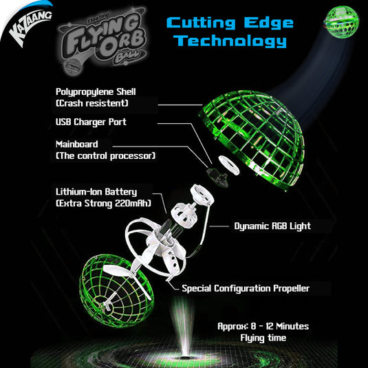 Flying Orb Ball - Green - view 2