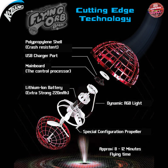 Flying Orb Ball - Red - view 2